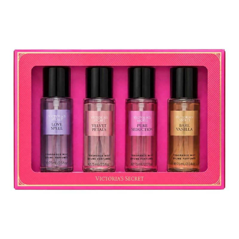 VICTORIA'S SECRET MINI SET THE BEST OF MIST SET DE 4 MINI SPLASH 75ML