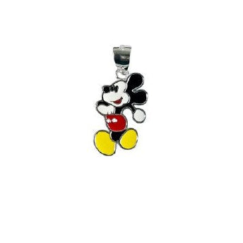 DIJE EN FORMA DE MICKEY MOUSE DE PLATA9.25 PESO: 2.3G