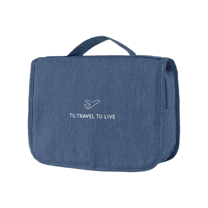 BOLSO ORGANIZADOR COLGANTE PARA VIAJE DE HIGIENE PERSONAL Y COSMETICOS 22.5X18.5X8.5CM