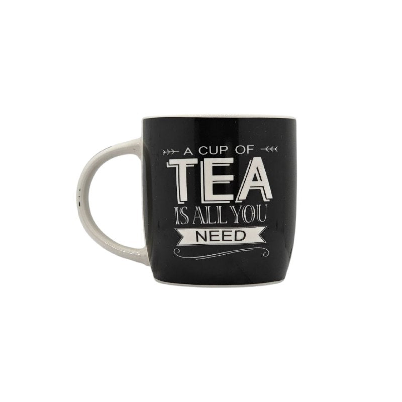 TAZAS DE CERAMICA DE ALTA RESISTENCIA CON ACABADO BRILLANTE Y DISEÑO ERGONOMICO 330ML, 9 ESTILOS