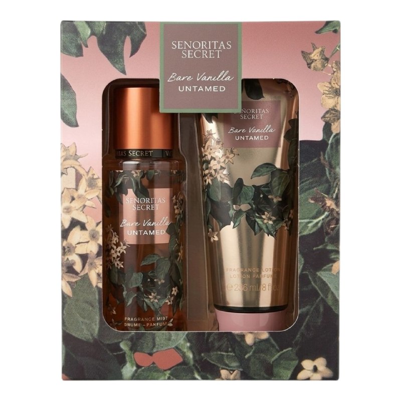 SET SENORITAS SECRET BARE VANILLA UNTAMED SPLASH 125ML CREMA CORPORAL 125ML (M) (AROMA SIMILAR VS BARE VANILLA UNTAMED)