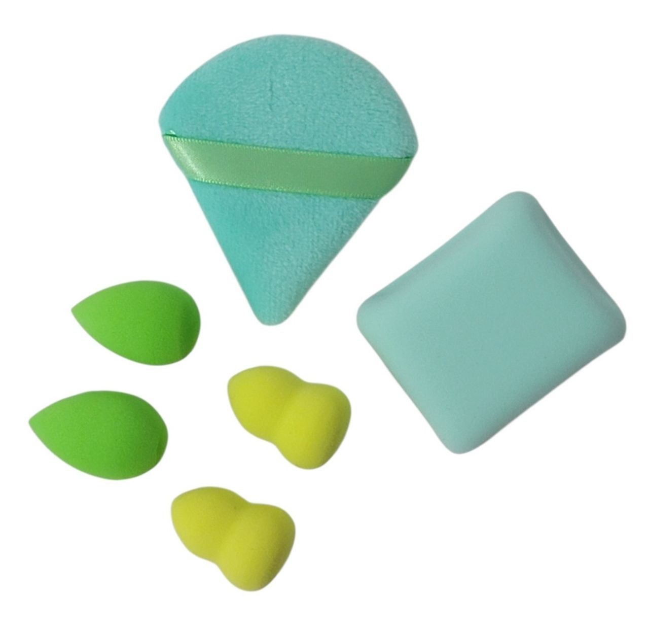 SET DE ESPONJAS U BORLAS DE MAQUILLAJE KISS LOVELY