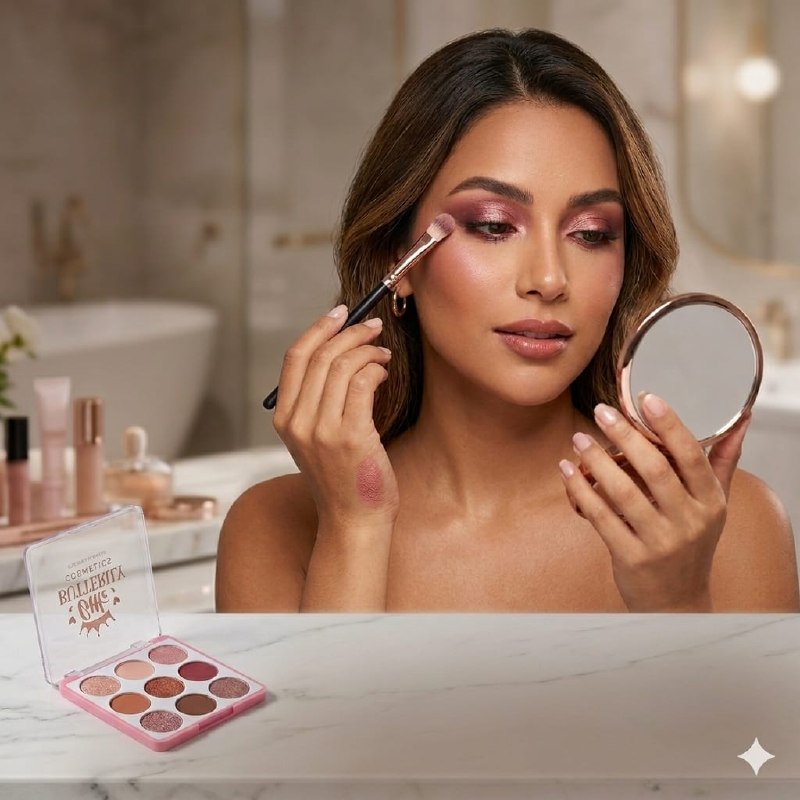 SOMBRA DE OJOS EN PALETA COMPACTA DE ALTA PIGMENTACION DE 9 TONOS ENGOL COLLECTIONS 16G