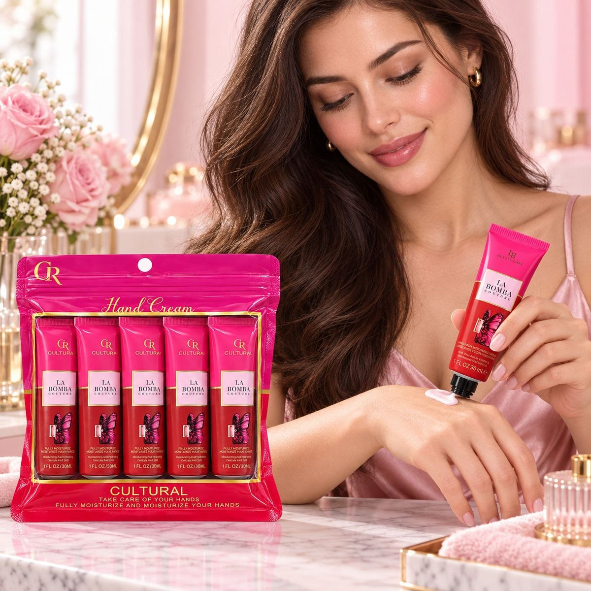 SET DE 5 CREMAS PARA MANOS CON FRAGANCIAS DE DISEÑADOR CULTURAL 30ML