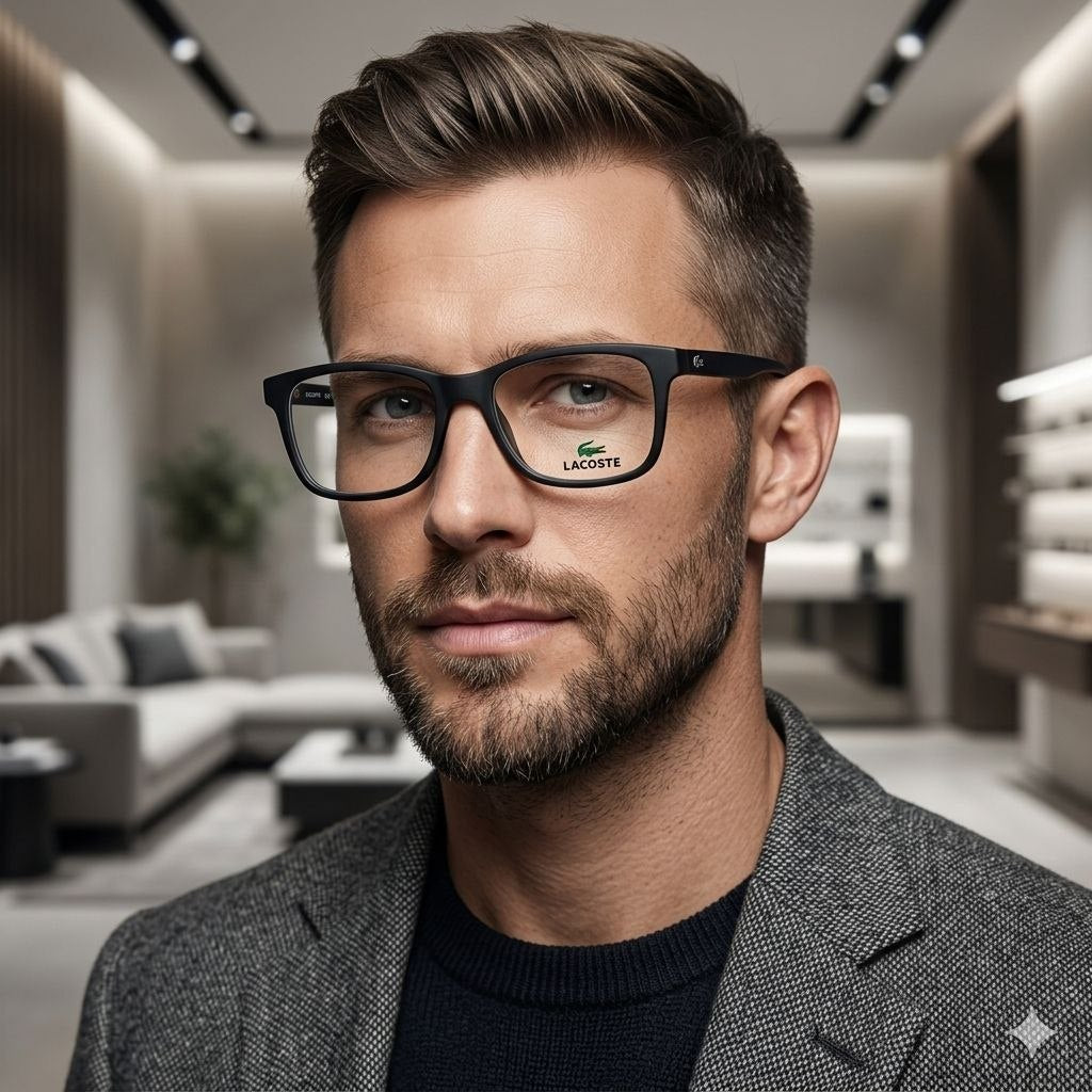 LENTES ORIGINALES PARA GRADUAR PARA CABALLERO LACOSTE