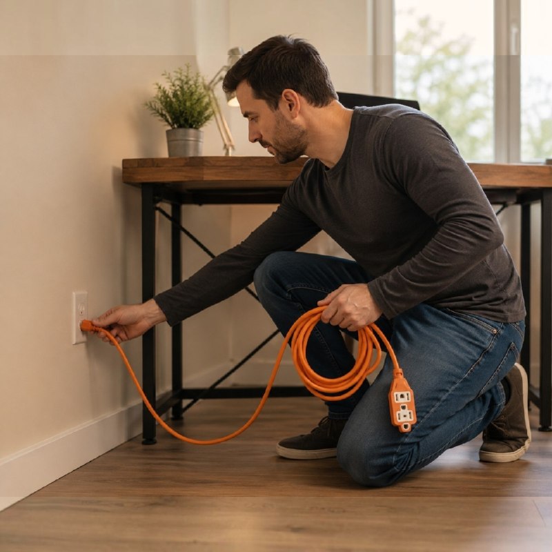 EXTENSIÓN ELÉCTRICA DE ALTA RESISTENCIA PARA INTERIORES Y EXTERIORES BENELI HOME OUTDOOR/INDOOR 365.76 CM
