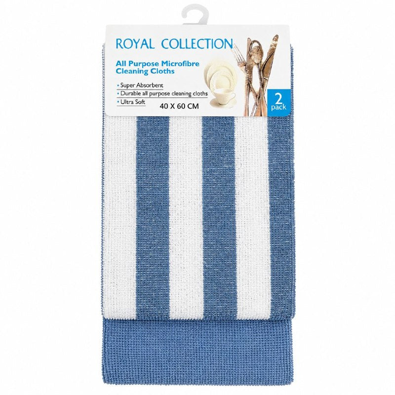 SET DE 2 TAPOS DE MICROFIBRA MULTIUSOS ROYAL COLLECTION 40X60CM