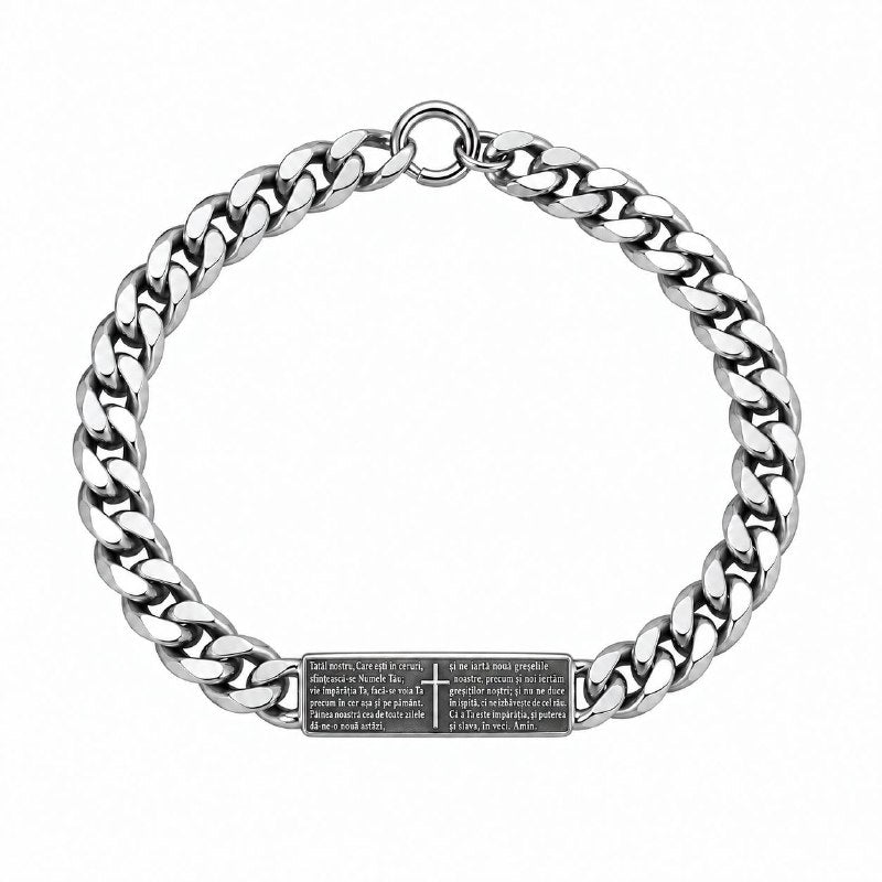 PULSERA DE ENCHAPE PARA CABALLERO 21CM