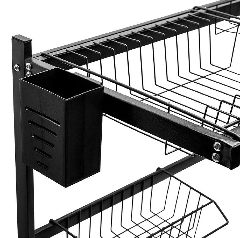 ESTANTE ORGANIZADOR Y ESCURRIDOR DE COCINA SOBRE EL FREGADERO DESMONTABLE
