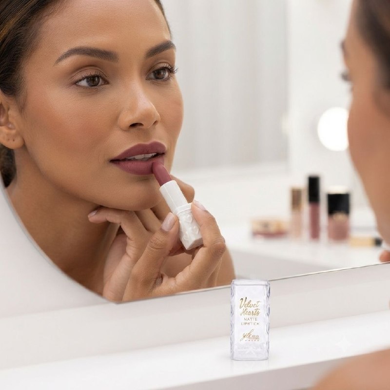 LIPSTICK MATTE DE LARGA DURACION Y ALTA PIGMENTACION YH BEJA COSMETICS 3.6G