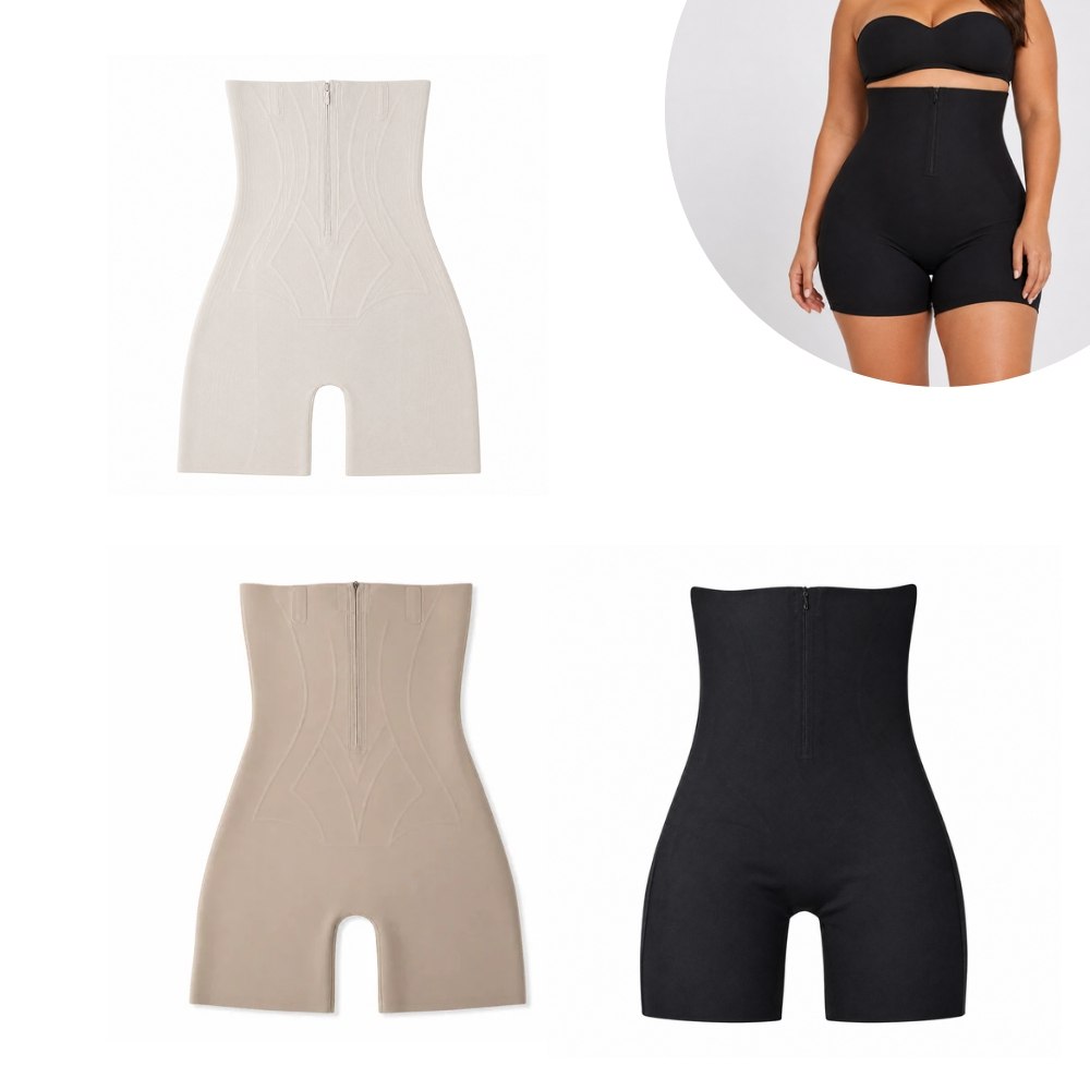 FAJA SHORT REDUCTORA CON CIERRE PARA DAMA TALLA L