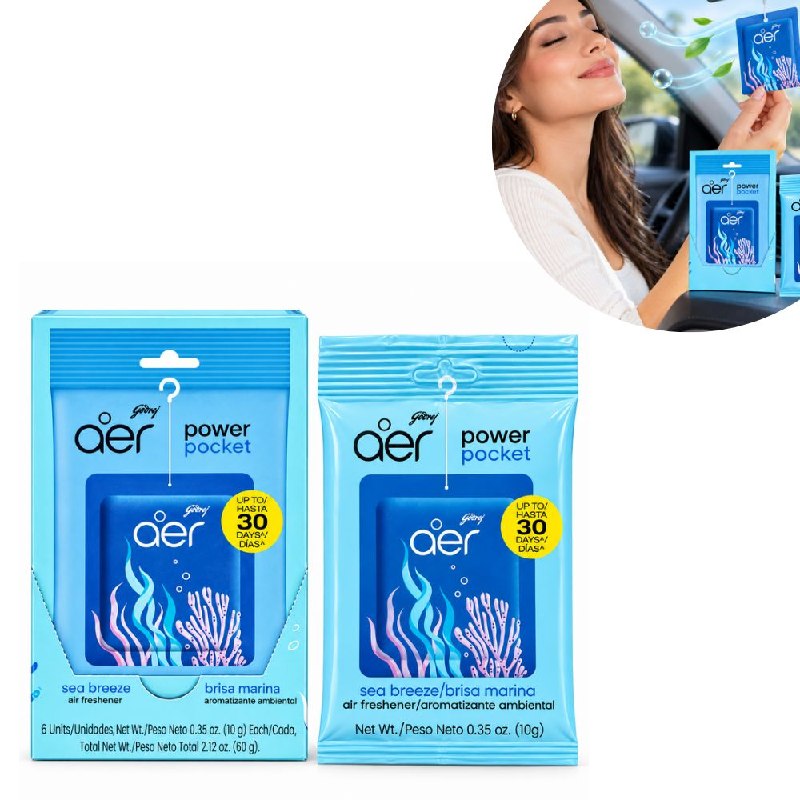 AROMATIZANTE AMBIENTAL CONTINUO CON AROMA BRISA DEL MAR AER 10G