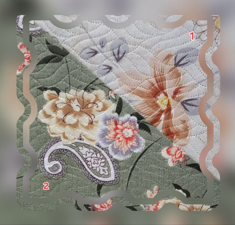JUEGO DE SABANAS CAMERA EDREDON REVERSIBLE DE 3PCS QUEEN BENELI HOME