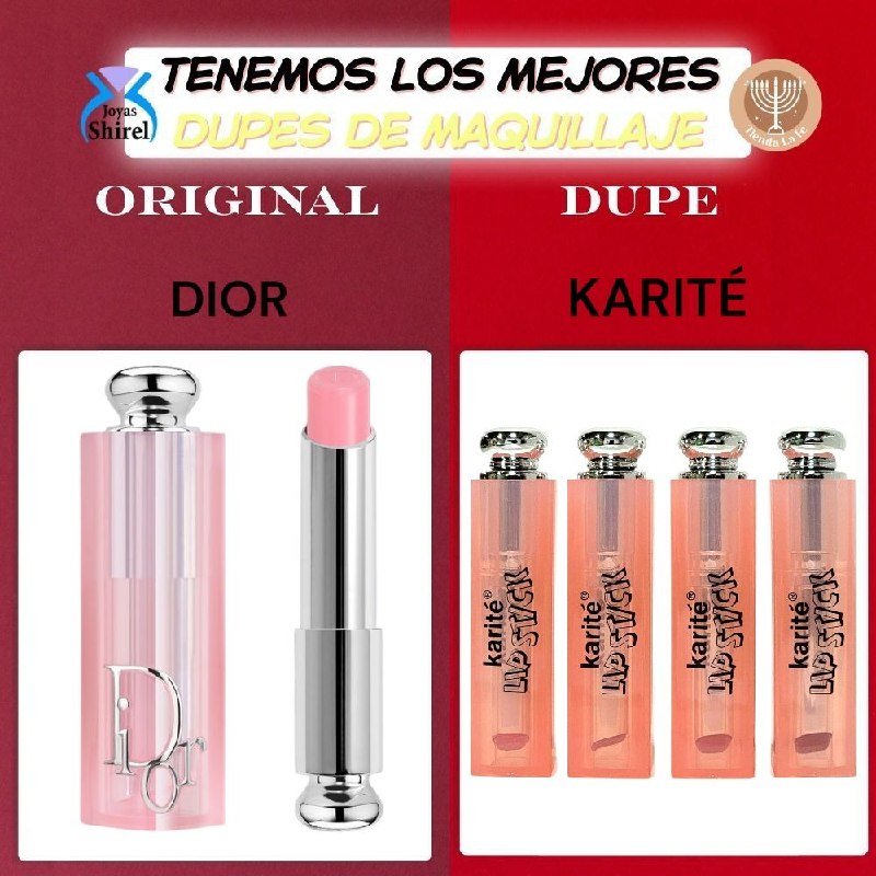 BRILLO LABIAL LIPSTICK MATTE DE LARGA DURACION KARITE (DUPE DE DIOR)