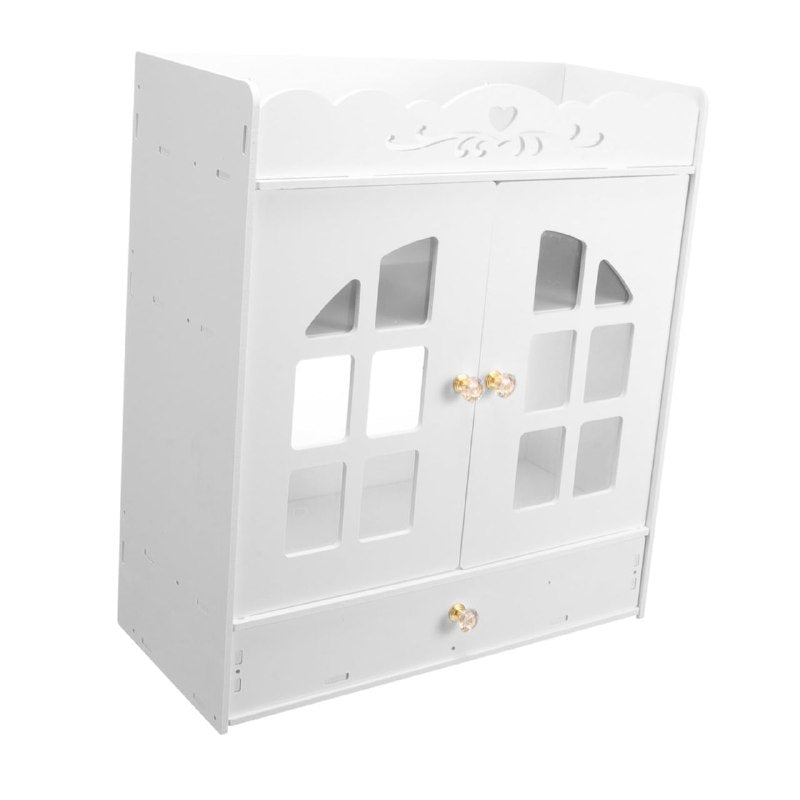 ESTANTE ORGANIZADOR DE BAÑO DE PARED COLOR BLANCO 39X17.5X44CM