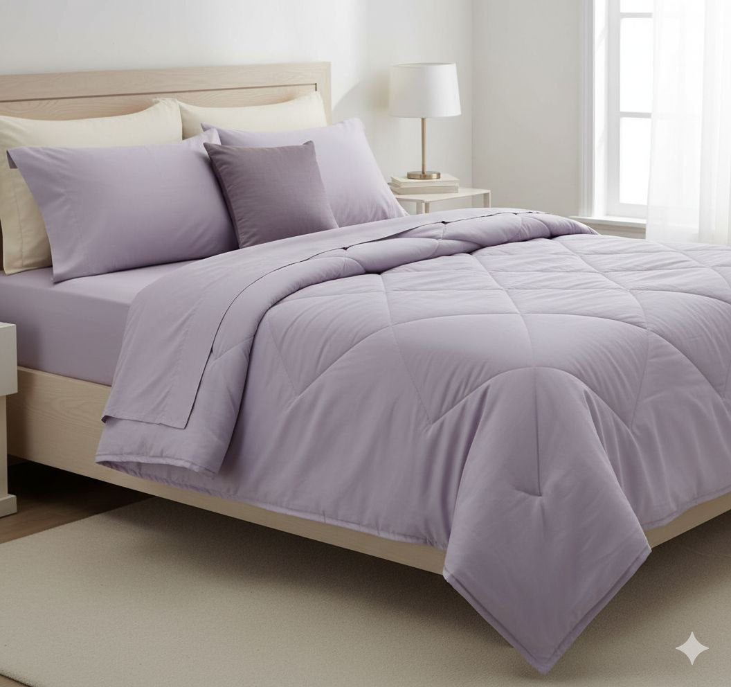JUEGO DE SABANAS CON EDREDÓN BARBARA HOMES 5PCS