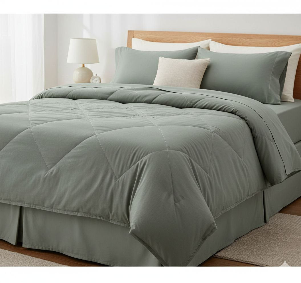 JUEGO DE SABANAS CON EDREDÓN BARBARA HOMES 5PCS