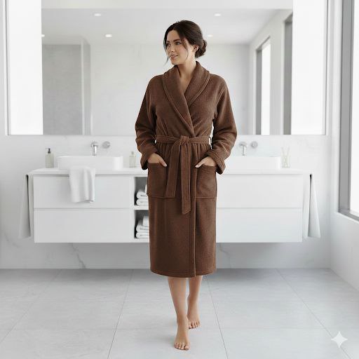BATA DE BAÑO PREMIUM UNITALLA HOME LIVING 100CM