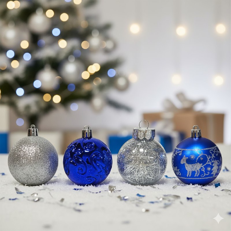 DECORACION ADORNO NAVIDEÑO PAQUETE DE 24 BOLAS DECORATIVAS,6 CM 42X70X64  IDEALES PARA DARLE UN TOQUE UNICO A TU ARBOL DE NAVIDAD