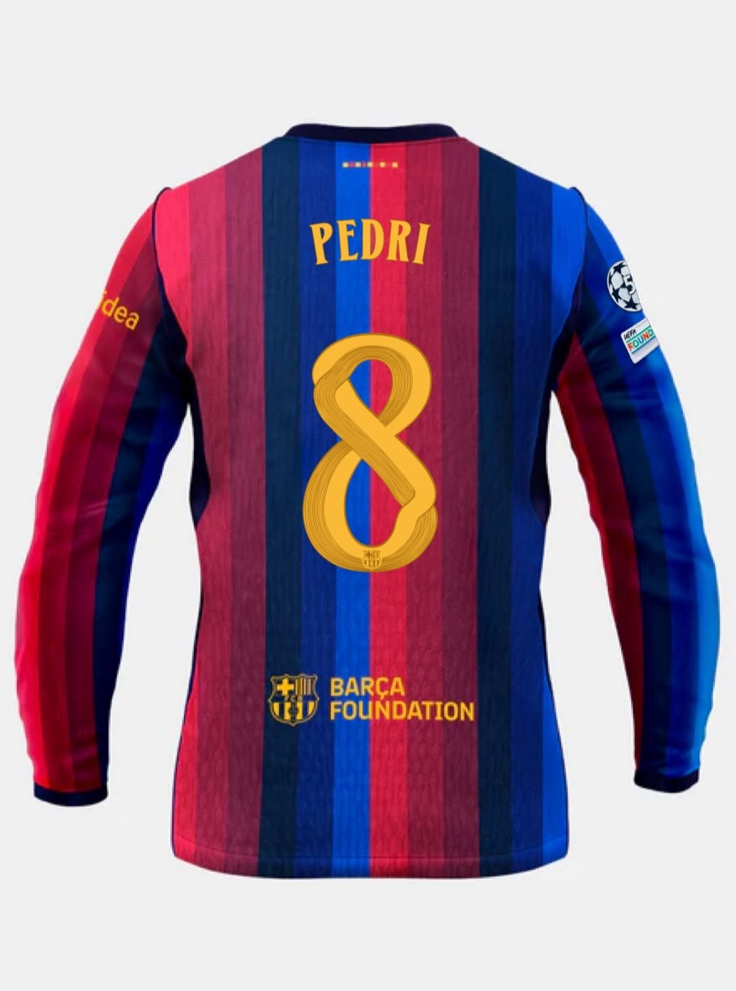 CAMISETA DE FUTBOL TEMPORADA 26/27 MANGA LARGA CON NUMERACION