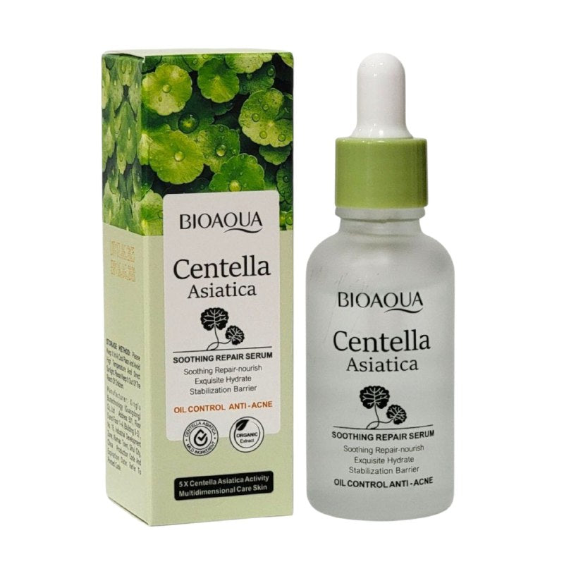 SUERO FACIAL REPARADOR Y CALMANTE CON CENTELLA ASIATICA BIOAQUA 30ML