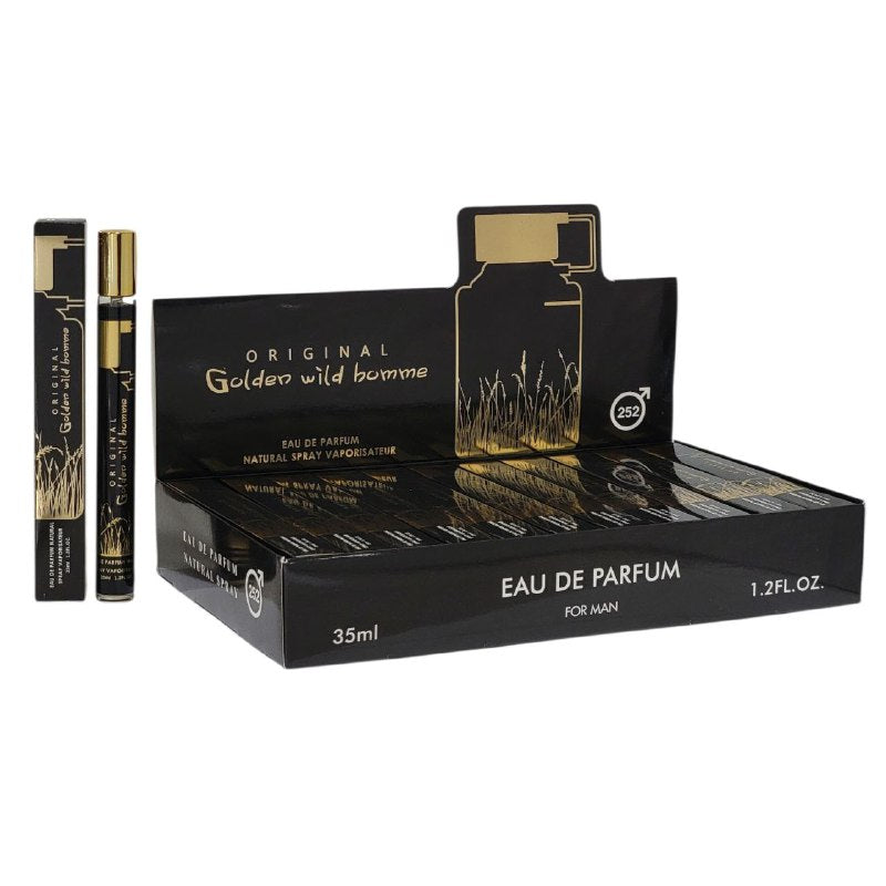 PERFUME EN TUBO PARA HOMBRE GOLDEN WILD HOMME EPD 35ML (H) (AROMA SIMILAR ARMAF ODYSSEY WILD ONE)