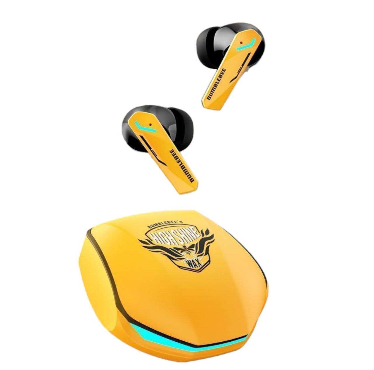AUDIFONOS AURICULARES ORIGINALES BLUETOOTH, BATERIA ESTUCHE 5H, BATERIA AUFIDONOS 5H, VERSION BT V5.4, DISTANCIA 10MTS, COMODO ESTABLE TRANSFORMERS BUMBLEBEE