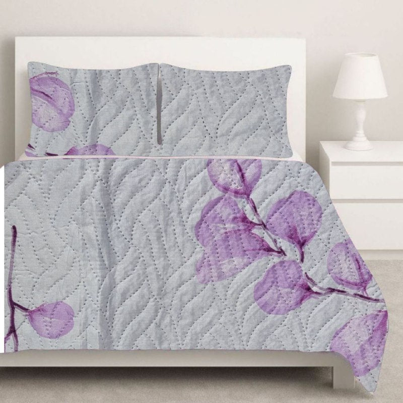 JUEGO DE SABANAS CAMERA EDREDON REVERSIBLE DE 3PCS QUEEN BENELI HOME
