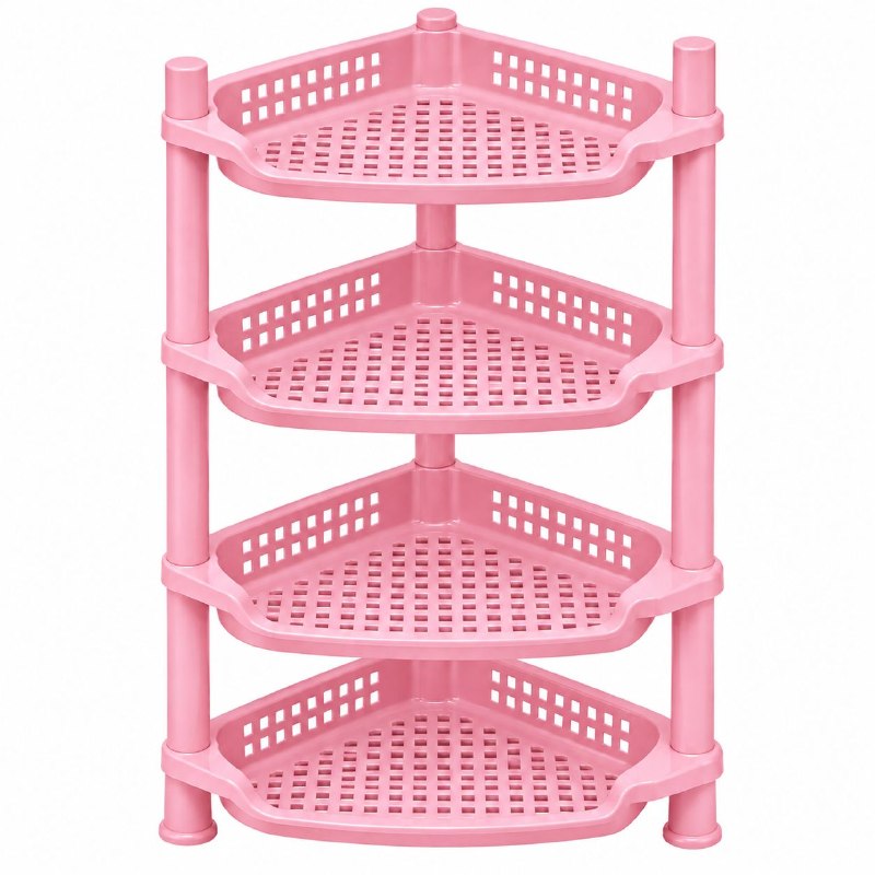 ESTANTE ESQUINERO ORGANIZADOR MULTIUSOS DE 4 NIVELES YA YI 28X20.5X46.5CM