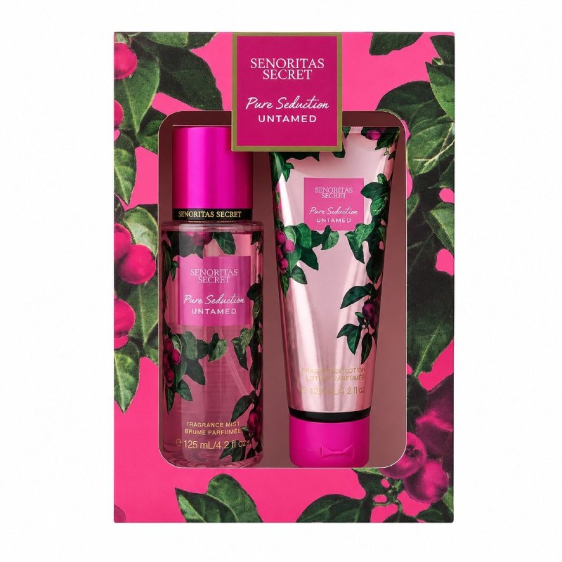 SET SENORITAS SECRET PURE SEDUCTION UNTAMED SPLASH 125ML, BODY LOTION 125ML (M) (AROMA SIMILAR VS PURE SEDUCTION UNTAMED)