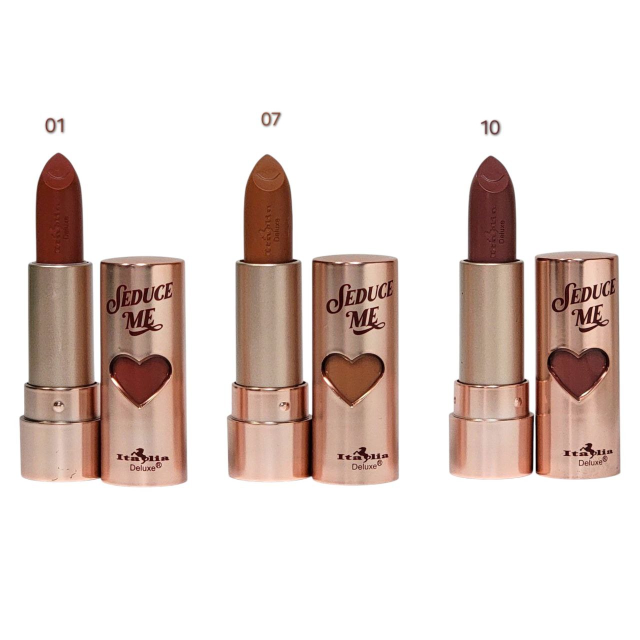 BRILLO LABIAL EN SET TRIO DE LAPICES LABIAL SATINADOS ITALIA DELUXE SEXY TRIO LINGERIE 13OZX3