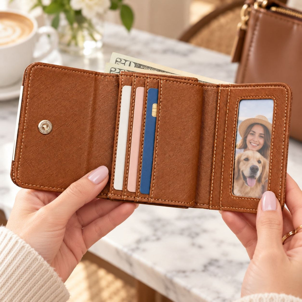 BILLETERA ECONÓMICA SOFIAZUL 13CMX9CM