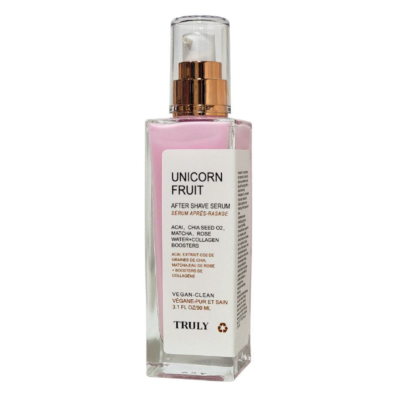 SUERO CORPORAL LIGERO AROMATICO, PARA DESPUES DE AFEITAR, RAPIDA ABSORCION, COMBATE LOS PELOS ENCARNADOS, CALMA EL ENROJECIMIENTO TRULY UNICORN FRUIT 90ML