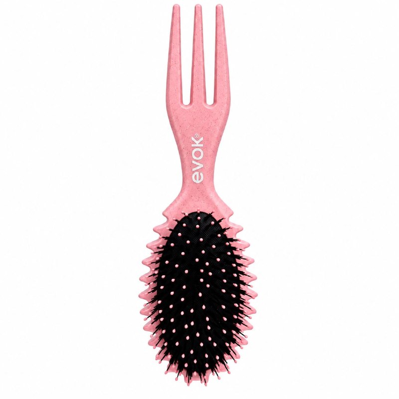 CEPILLO RIZADOR Y DEFINIDOR DE CABELLO EVOK 26CM