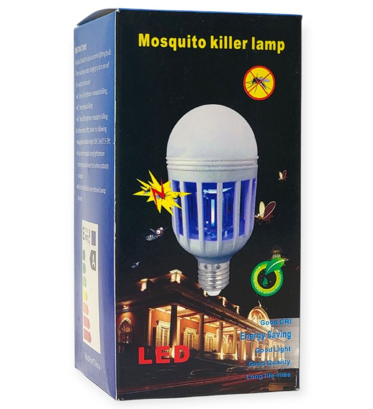 LUZ LED, LAMPARA FOCO MATA MOSQUITOS, ILUMINACION Y ELIMINACION DE ZANCUDOS 2 EN 1, AHORRO DE ENERGIA, LUZ DE BUENA CALIDAD MOSQUITO KILLER LAMP 110V DE 15W