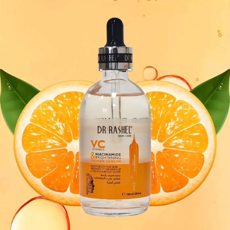 SUERO FACIAL BASE ILUMINADORAE HIDRATANTE CON VITAMINA C Y NIACINAMIDA DR RASHEL 100ML