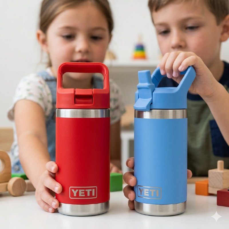 TERMO YETI KIDS ORIGINAL PARA NIÑOS DE ACERO INOXIDABLE DE 12OZ PRECIO POR MAYOR ES POR CAJA