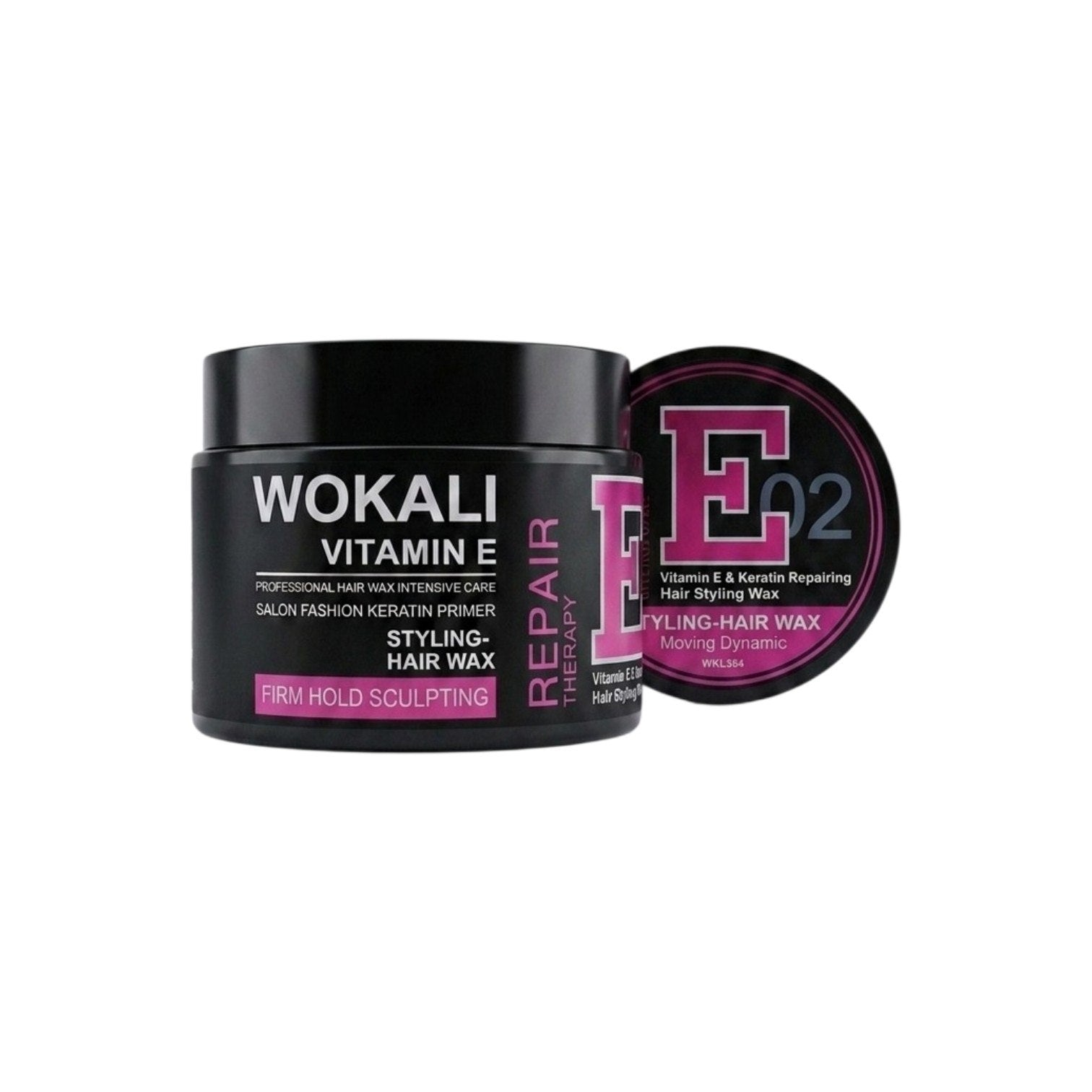 CERA PARA EL CABELLO CUIDADO INTENSIVO Y NUTRICIÓN CABELLO MÁS SEDOSO WOKALI VITAMIN CONT. 150GM