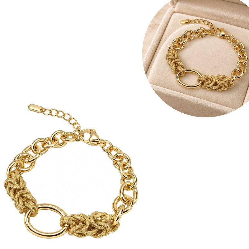 PULSERA DE ENCHAPE PARA DAMA 16CM