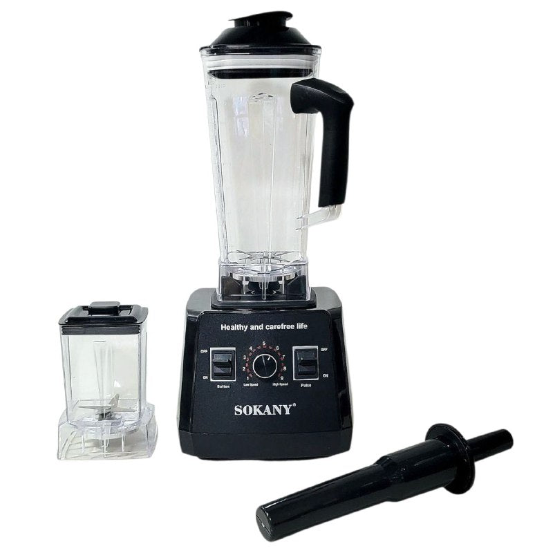 MAQUINA LICUADORA MULTIUSOS SK-666, 500W, 2.5L NEGRO SOKANY