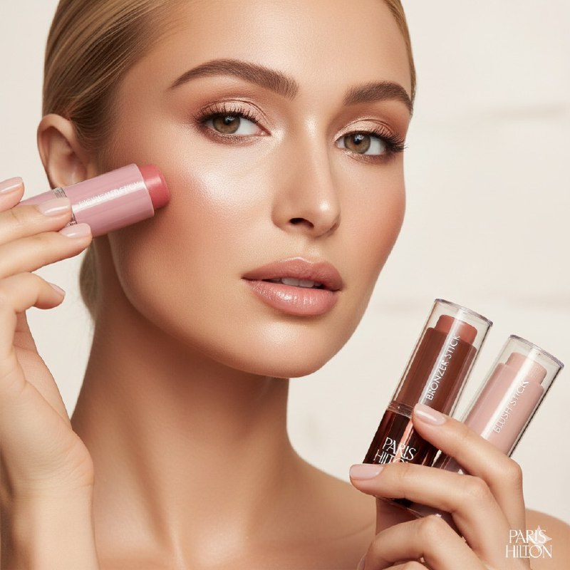 CONTORNO DE MAQUILLAJE EN SET DE 3 PIEZAS, QUE ILUMINA LOS PUNTOS DEL ROSTRO CON ACABADO NATURAL PARIS HILTON 6.5GX3