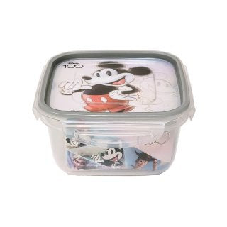 RECIPIENTE PANA PARA ALIMENTOS PARA NIÑOS CON DISEÑO DE MICKEY Y MINNIE MOUSE TAMAÑO PEQUEÑO