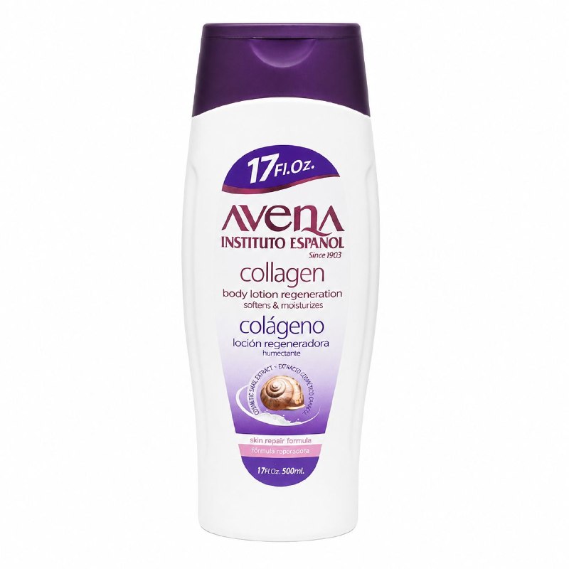 CREMA CORPORAL REGENERADORA Y HUMECTANTE DE COLÁGENO AVENA INSTITUTO ESPAÑOL 500ML