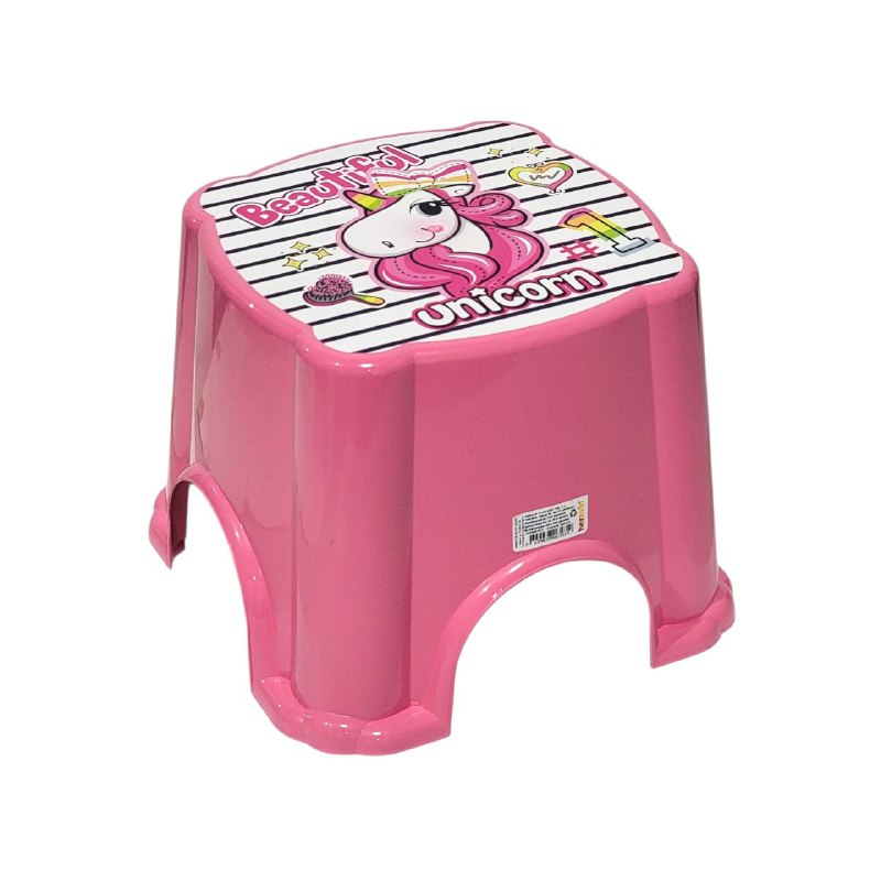 SILLA BANQUITO O TABURETE INFANTIL PARA NIÑOS(AS) RESISTENTE Y SEGURO PARA SENTARSE HEREVIRI 25X20CM