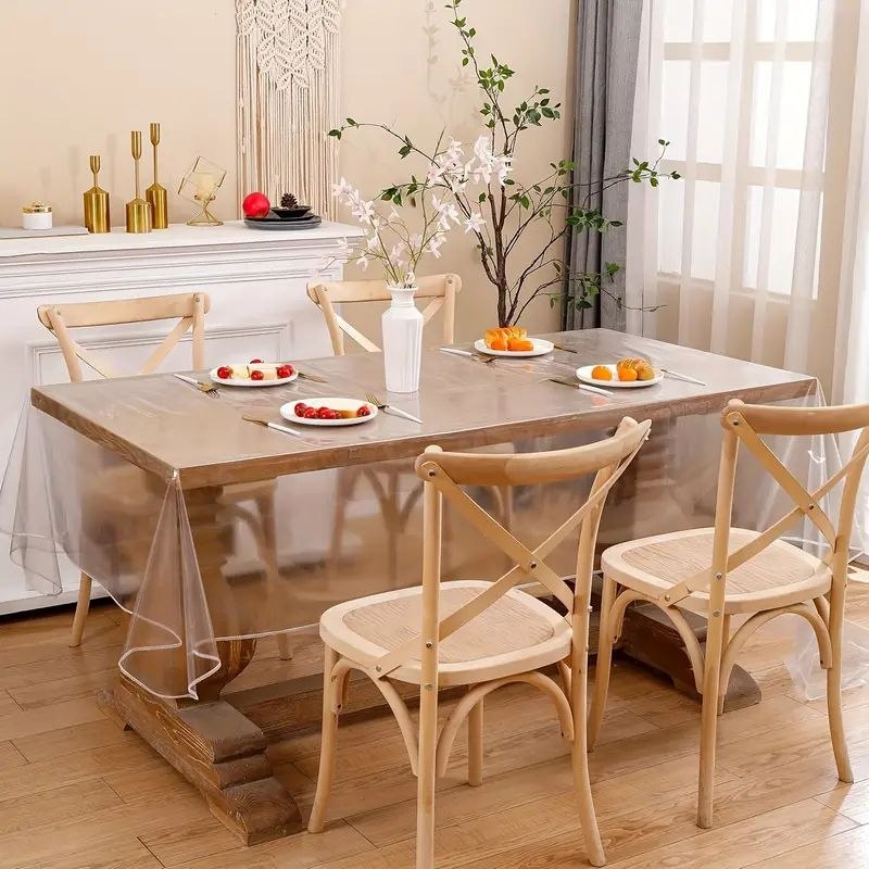 PROTECTOR DE MESA PLASTICO RECTANGULAR 132X178CM