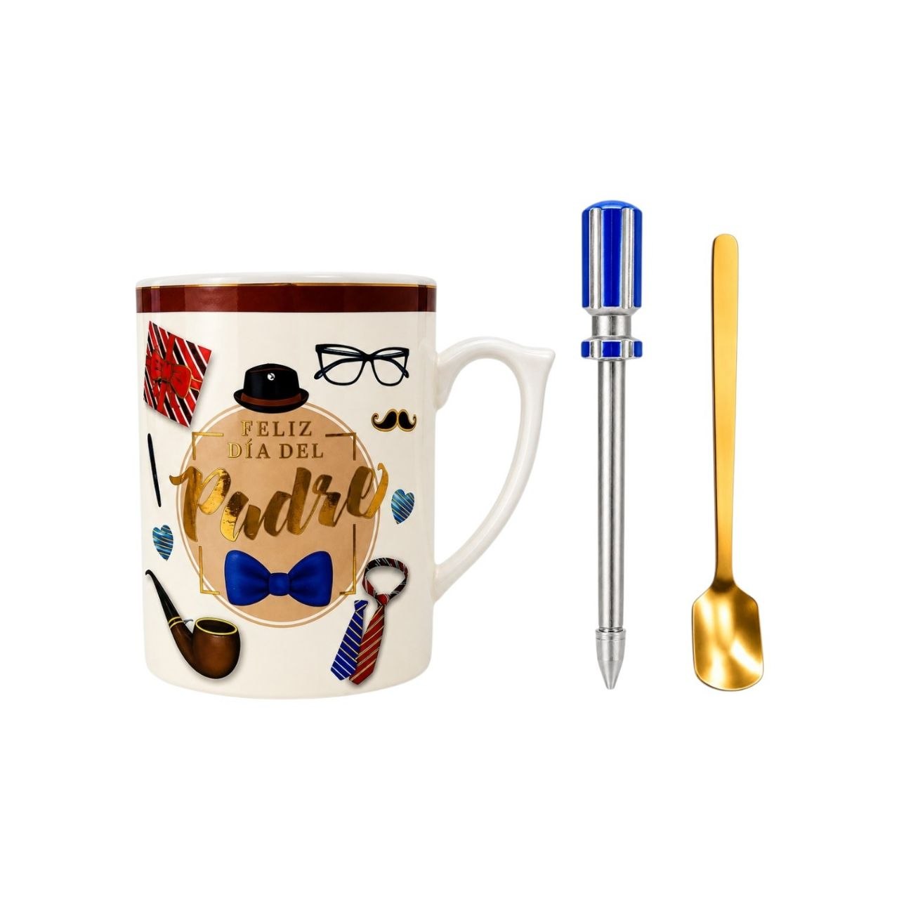 SET DE REGALO DÍA DEL ABUELO BENELI HOME 3PCS