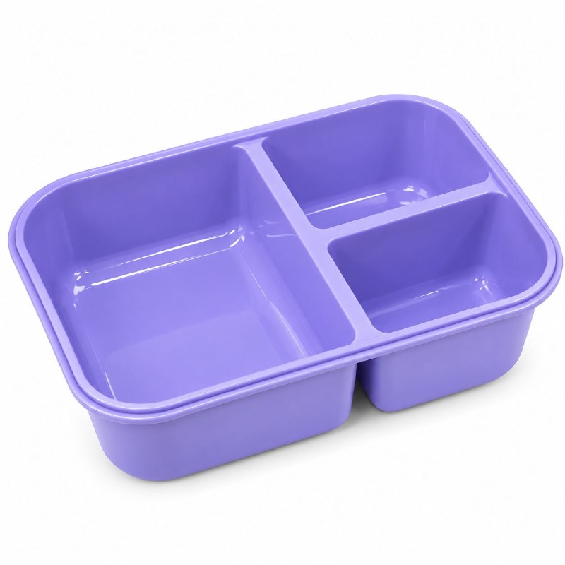 RECIPIENTE PANA PARA ALIMENTOS HERMETICA DE 3 COMPARTIMIENTOS CON CUBIERTOS PARA NIÑOS(AS) FRESH GUARD 1400ML