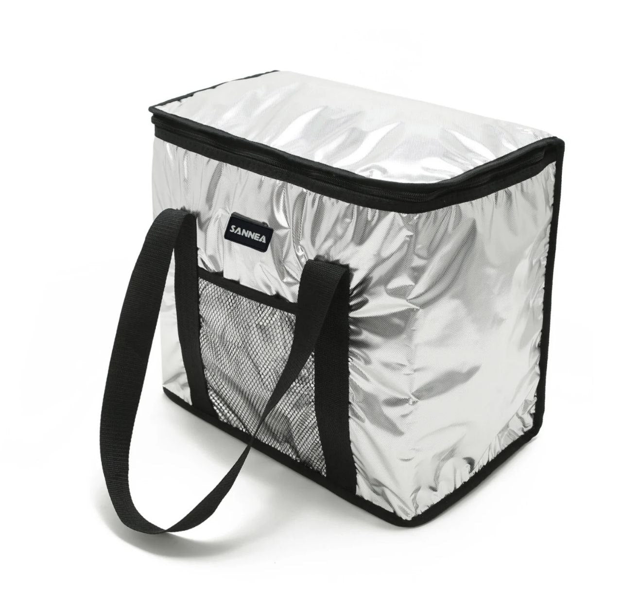 LONCHERA TERMICA PLEGABLE CON ASAS PARA UN TRANSPORTE CÓMODO 36X22X33CM