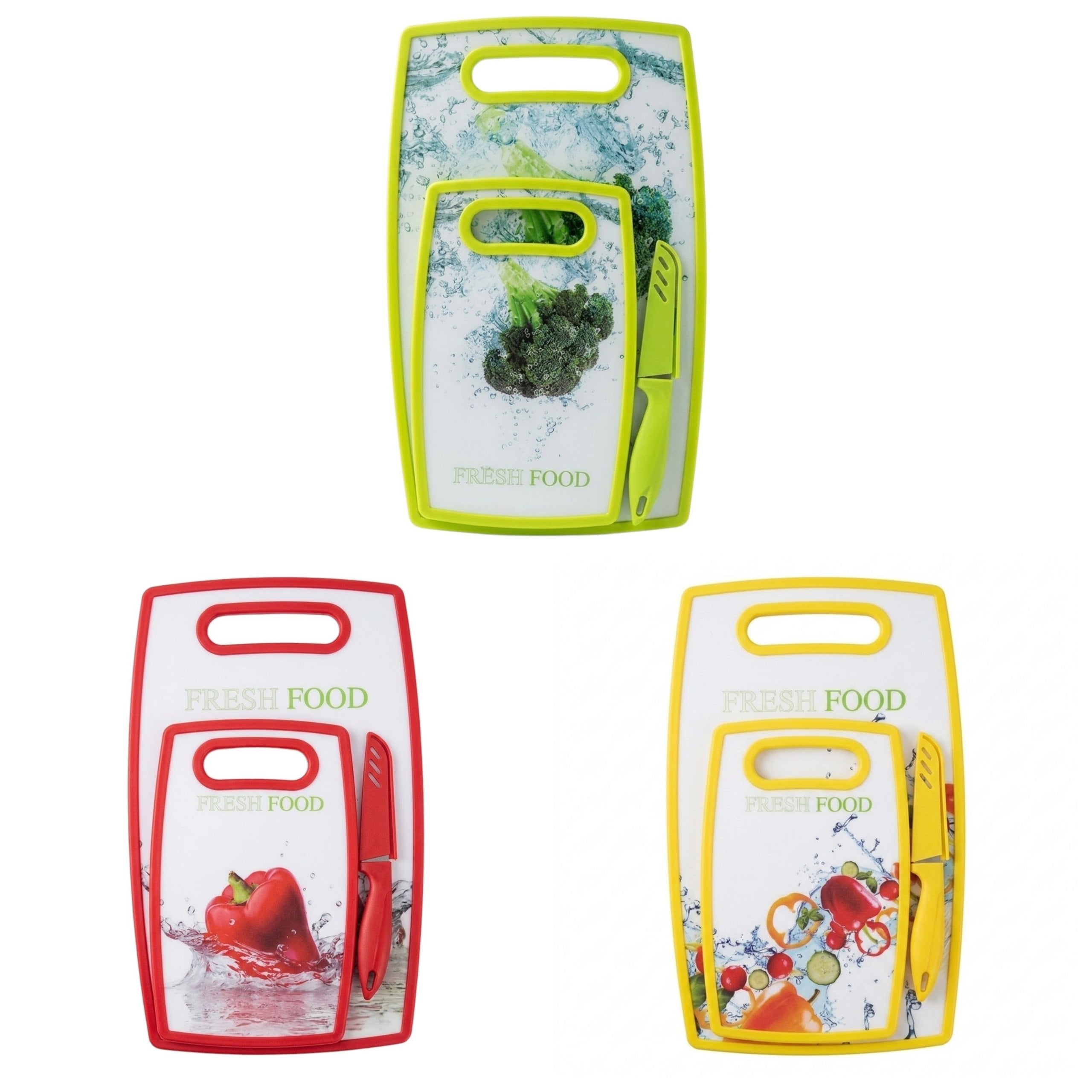 TABLAS DE CORTE  Y UN CUCHILLO MULTIUSOS FACILITAR LA PREPARACIÓN DIARIA DE ALIMENTOS BENELI HOME 37x23CM