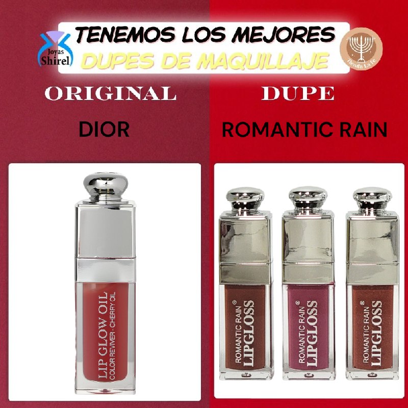 BRILLO LABIAL LIP SUAVE E HIDRATANTE ROMANTIC RAIN (DUPE DE DIOR)